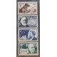 FRANCIA 1956 Yv 1055/8SERIE COMPLETA DE ESTAMPILLAS NUEVAS MINT